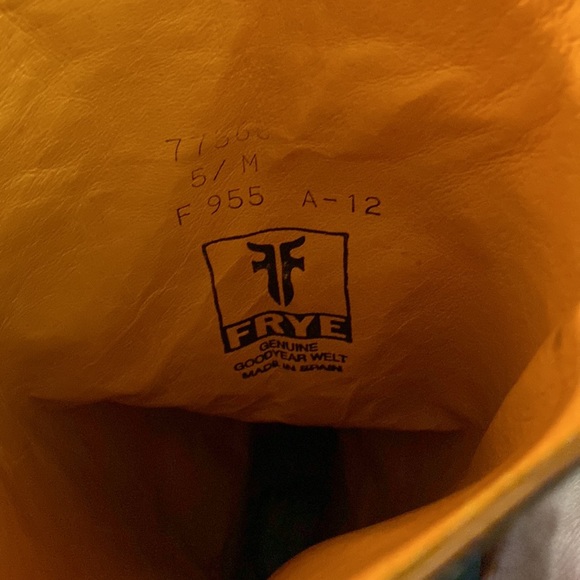 Frye Boots, Women’s size 5M, saddle color - Picture 8 of 14